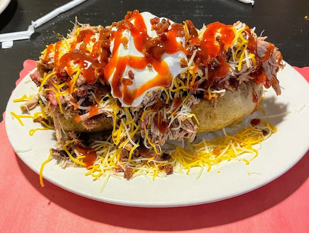 Loaded Pork Baked Potato